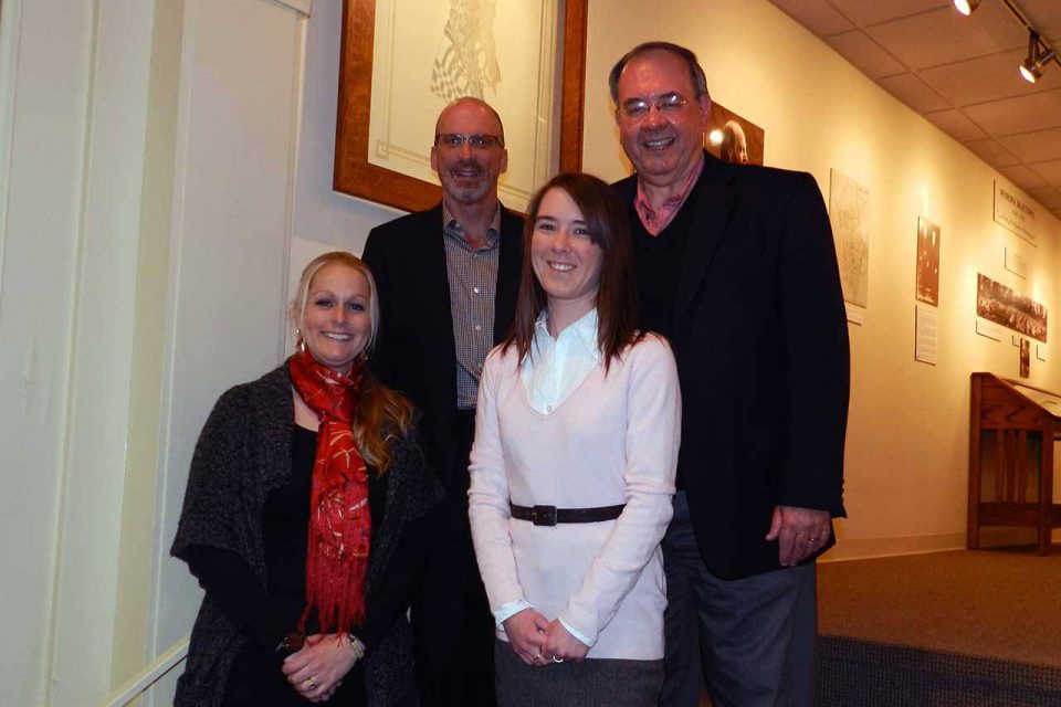 Kosciusko Leadership Academy group photo of four adults.